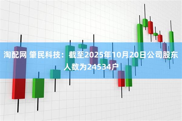 淘配网 肇民科技：截至2025年10月20日公司股东人数为24534户